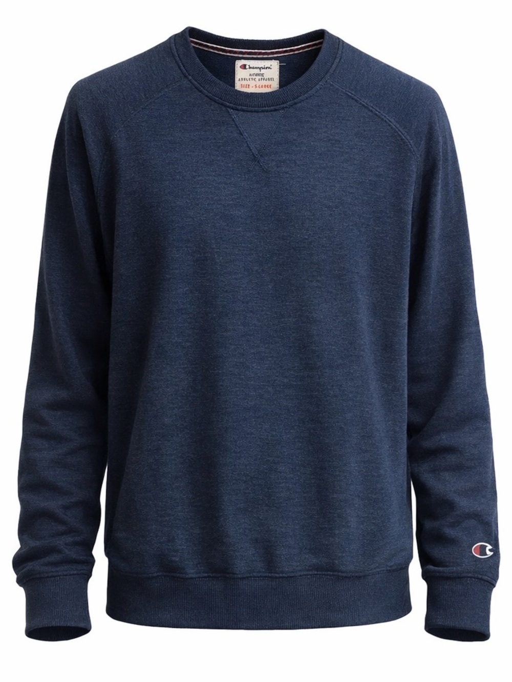 Champion Men’s Crewneck Sweatshirt XL Navy Blue Classic Athletic Pullover